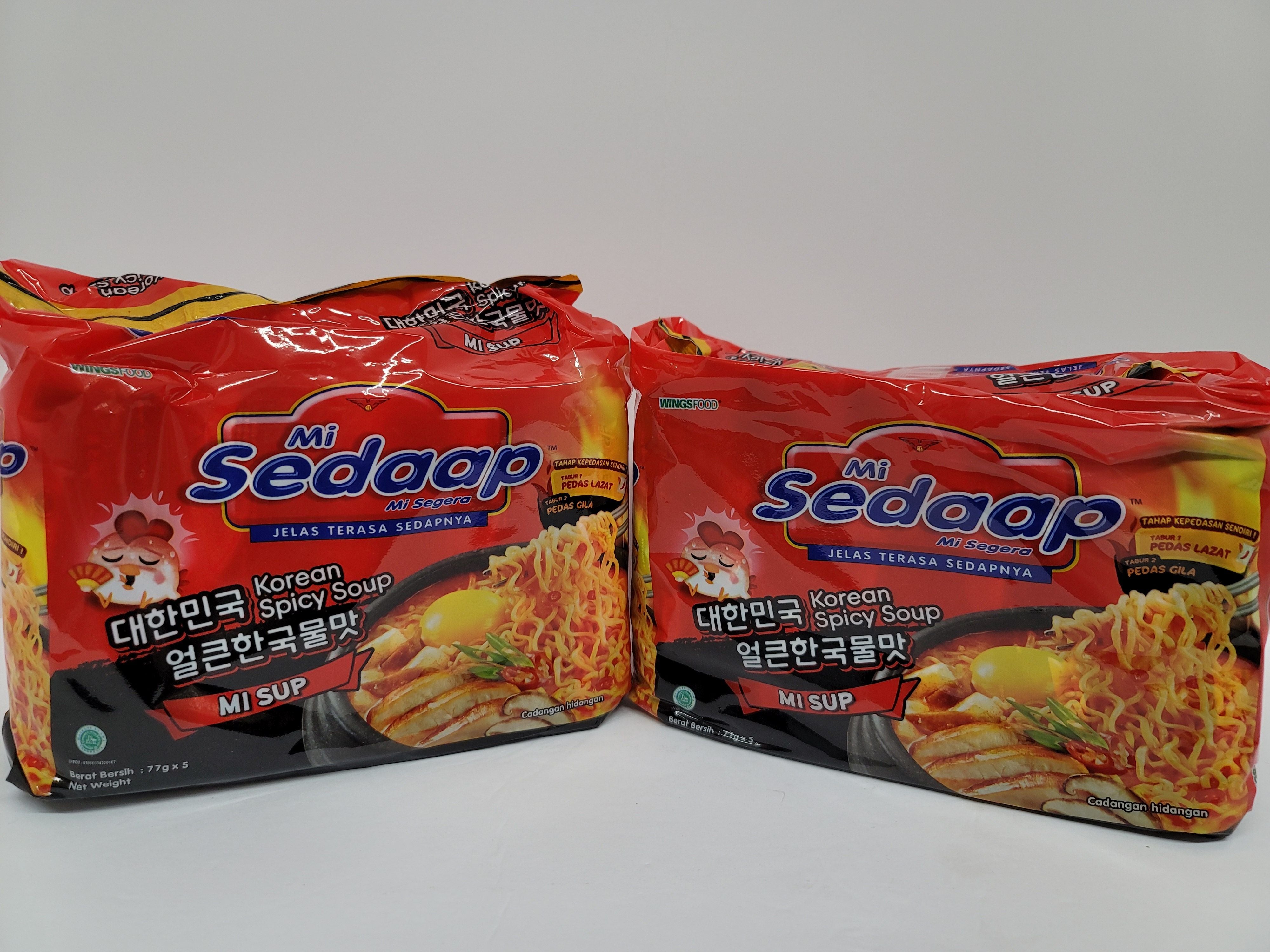 Mi Sedaap Korean Spicy Soup - 5 Pack