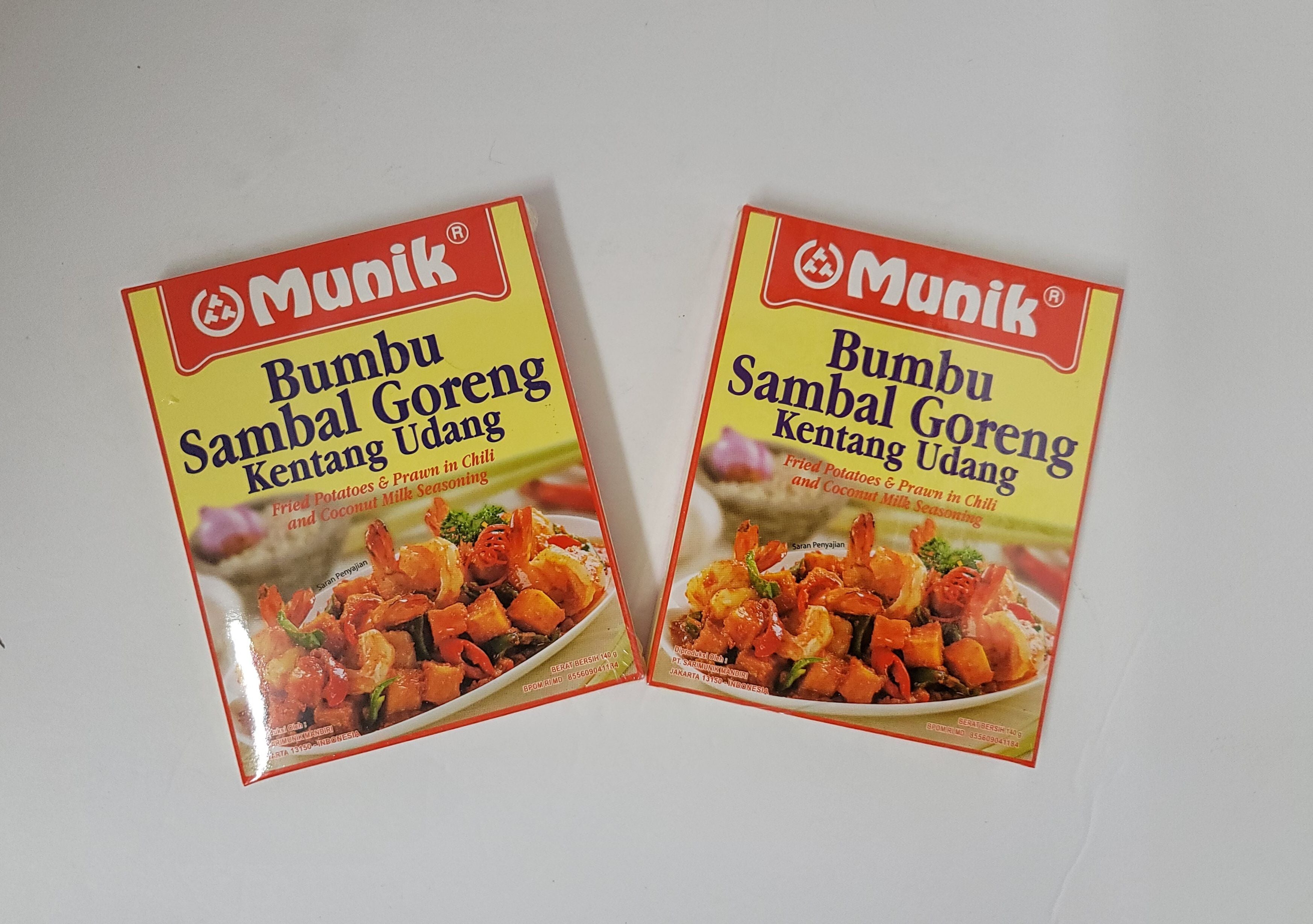 Munik Bumbu Sambal Goreng Kentang Udang (Fried Potatoes and Prawn in Chili and Coconut Milk Seasoning)