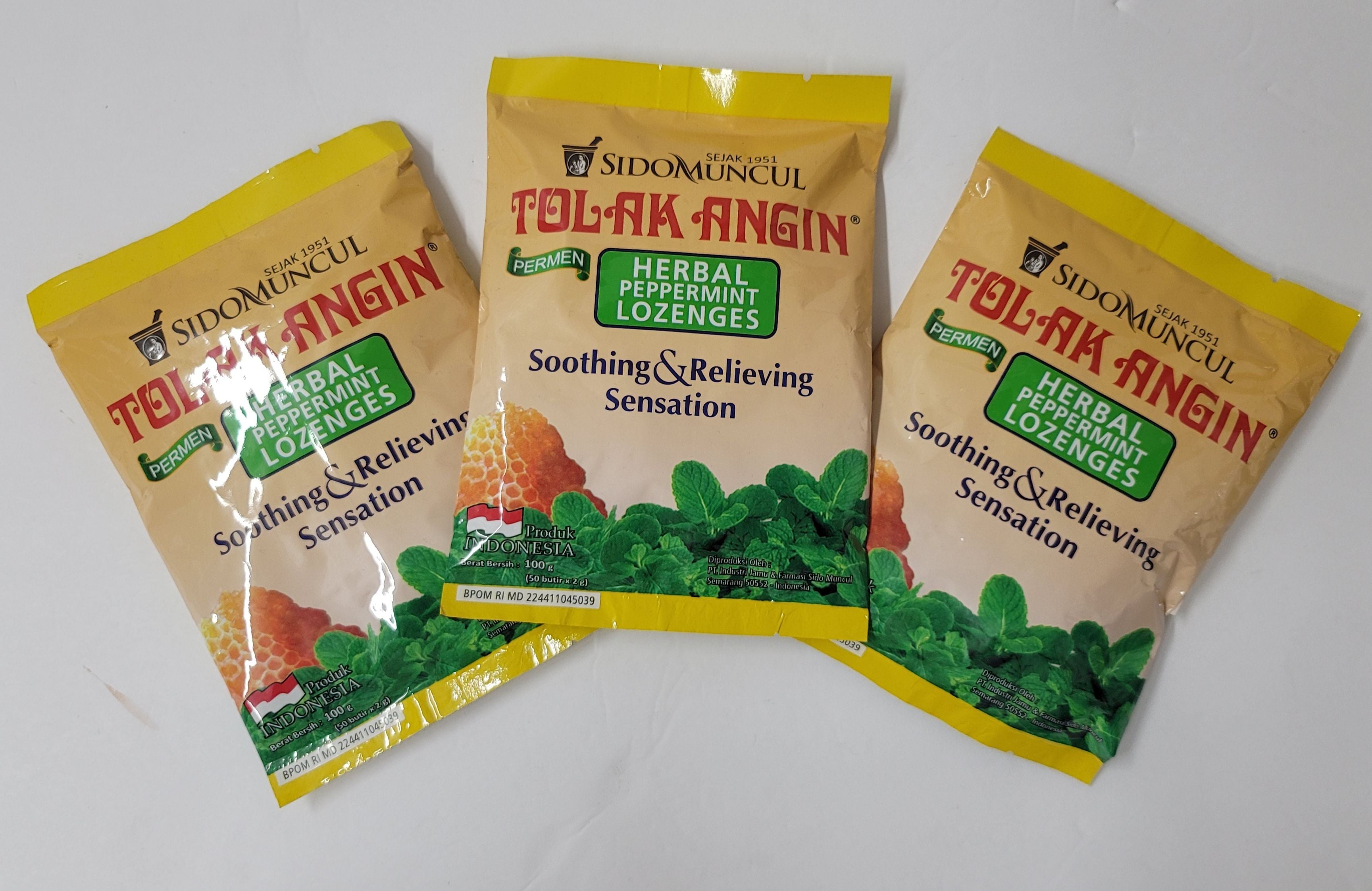 Tolak Angin Candy (Herbal Peppermint Lozenges)