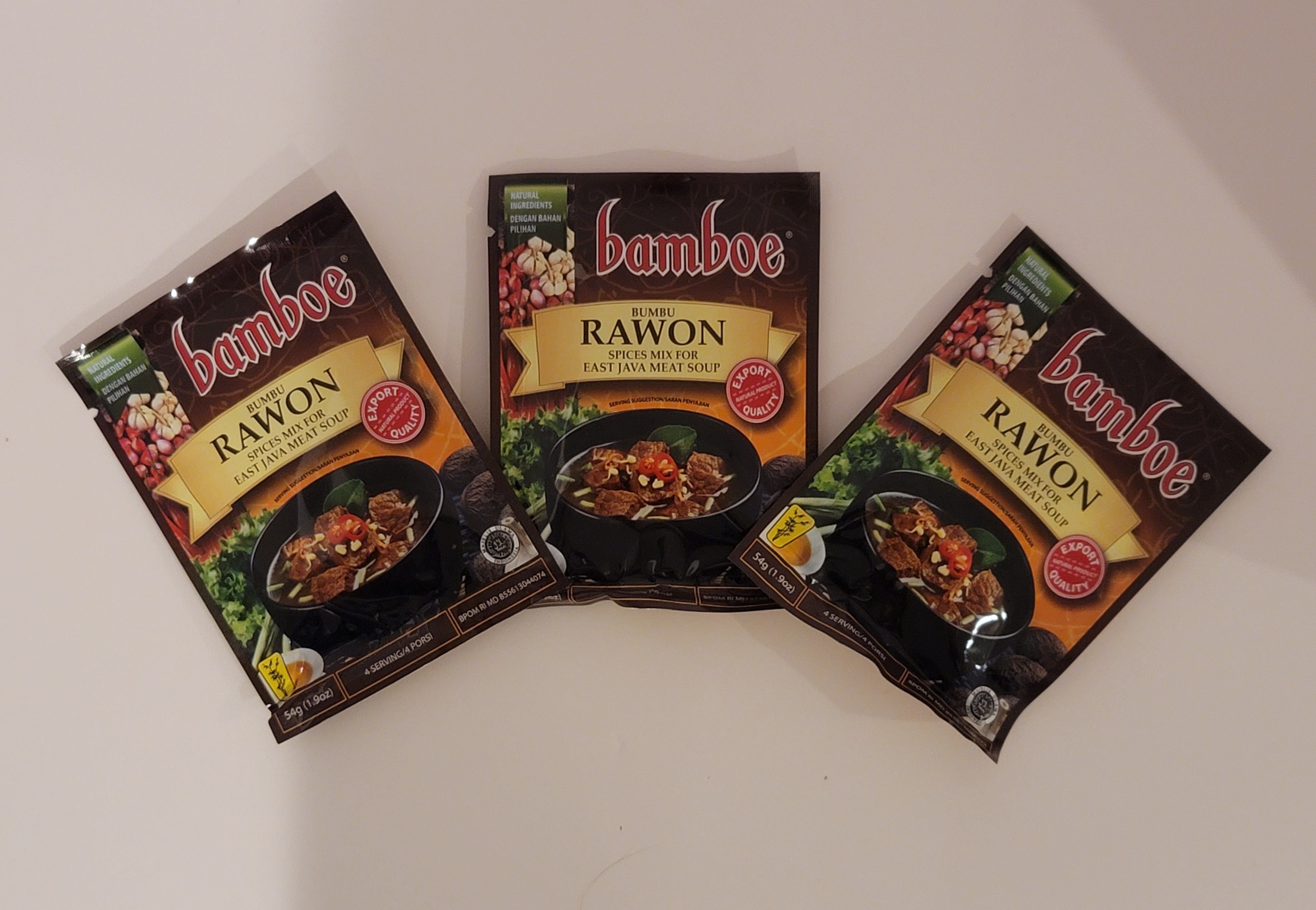 Bamboe Seasoning Rawon (Spices Mix for East Java Meat Soup)